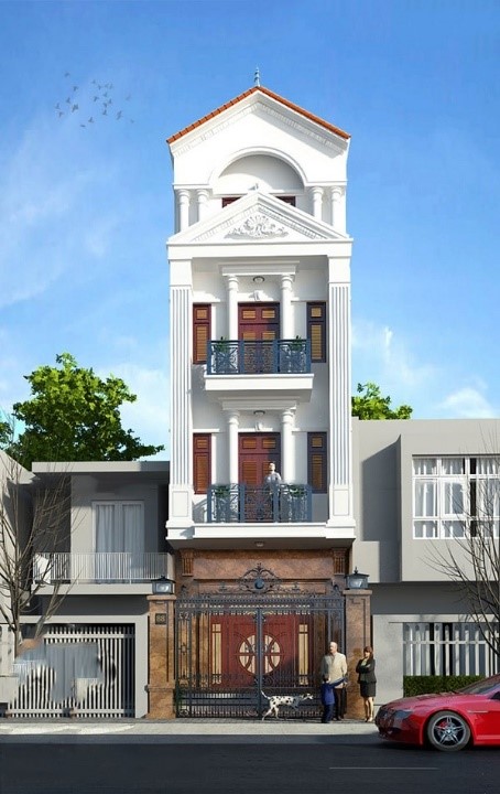 Kiến trúc nhà phố tân cổ điển