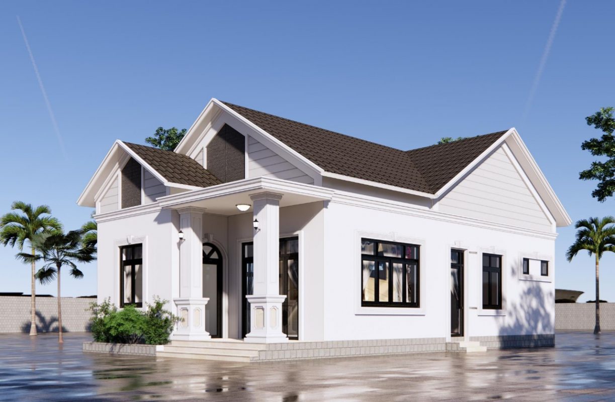 Xây dựng nhà mái thái tại Bắc Tân Uyên