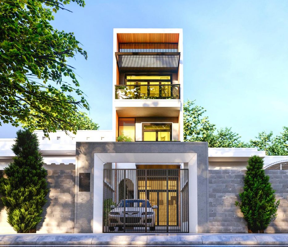 Thiết kế nhà phố 4x10m