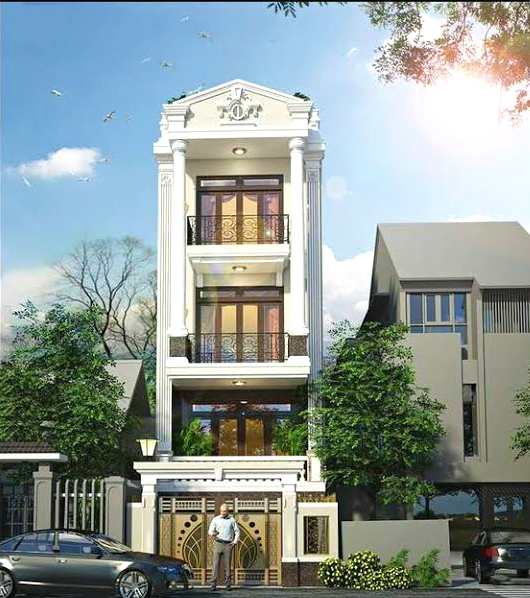 Giá thiết kế kiến trúc nhà phố từ Thiên Hoàng Long