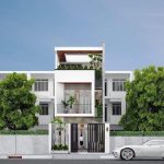 Kiến trúc nhà ống 3 tầng đẹp