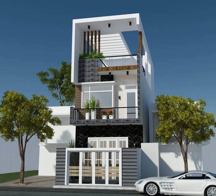 Hồ sơ kiến trúc nhà phố