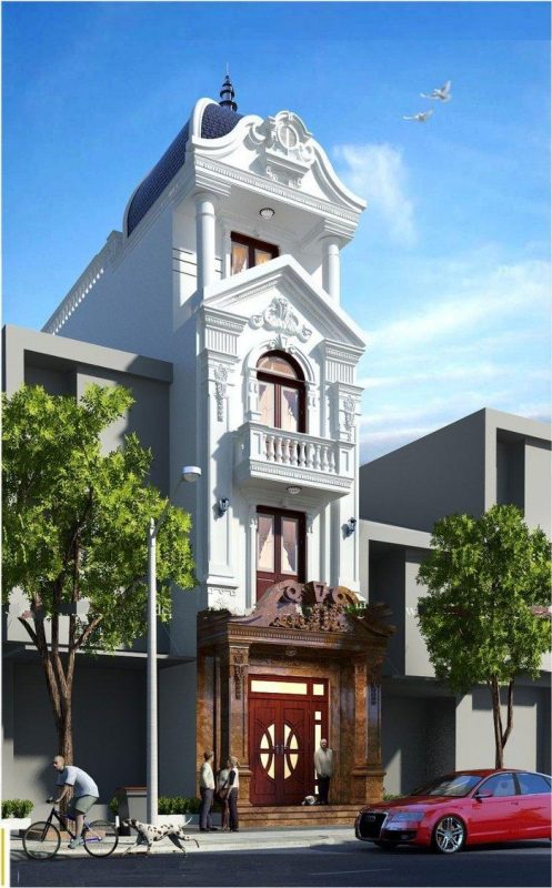 Kiến trúc nhà mặt phố đẹp