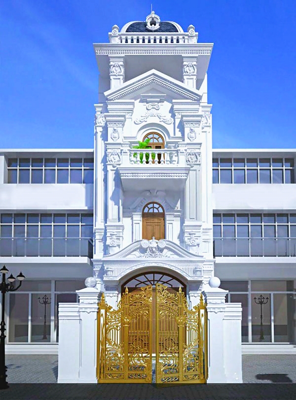 Kiến trúc nhà phố cổ điển đẹp