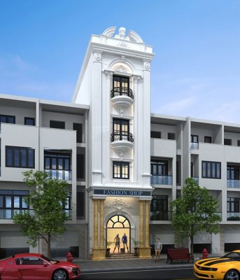 Mẫu nhà phố kiến trúc Pháp