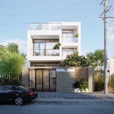 Tìm hiểu mẫu nhà phố mặt tiền 8m hiện đại