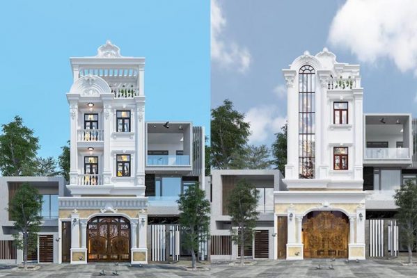 Nhà lô phố kiến trúc Pháp