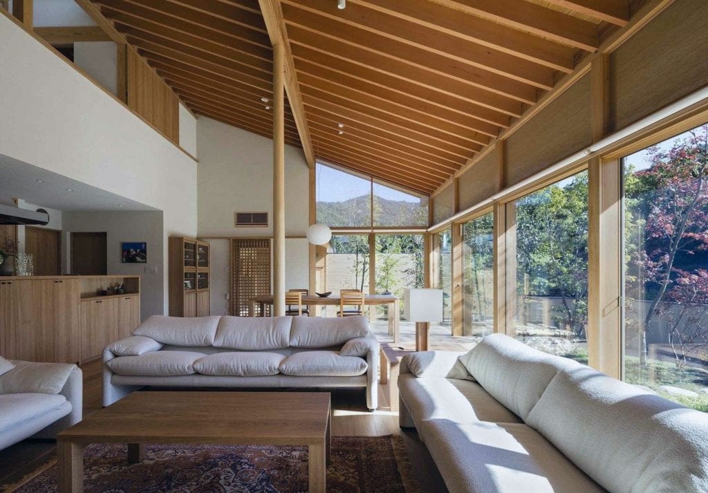 Thiết kế phòng khách theo trường phái Nhật Bản