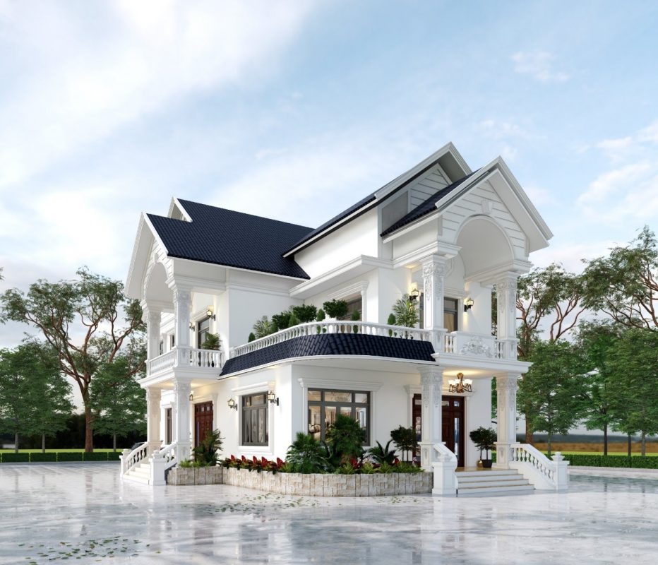 Thi công nhà phố 2 tầng tại Dầu Tiếng Bình Dương