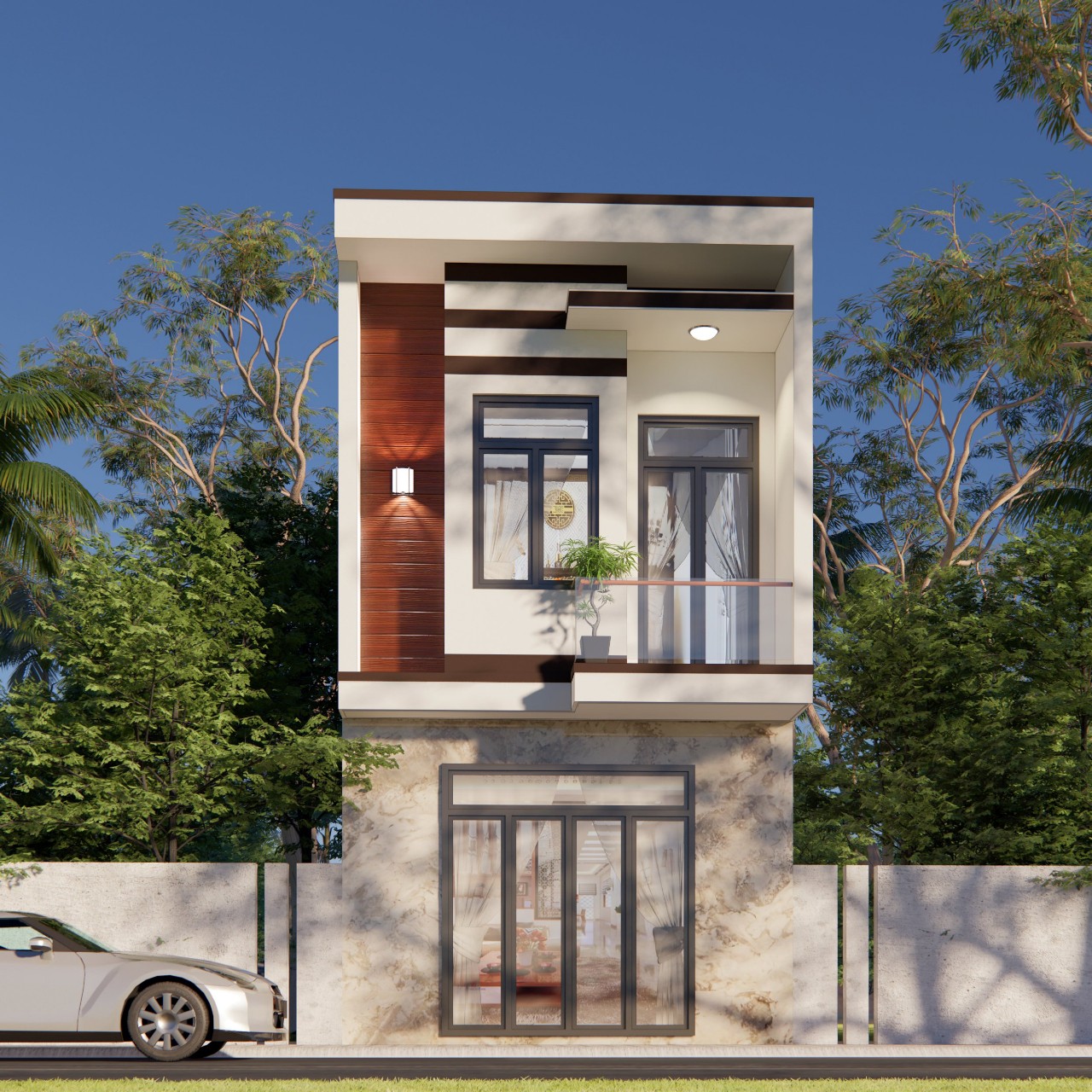 Một số công trình thi công xây nhà trọn gói của Thiên Hoàng Long