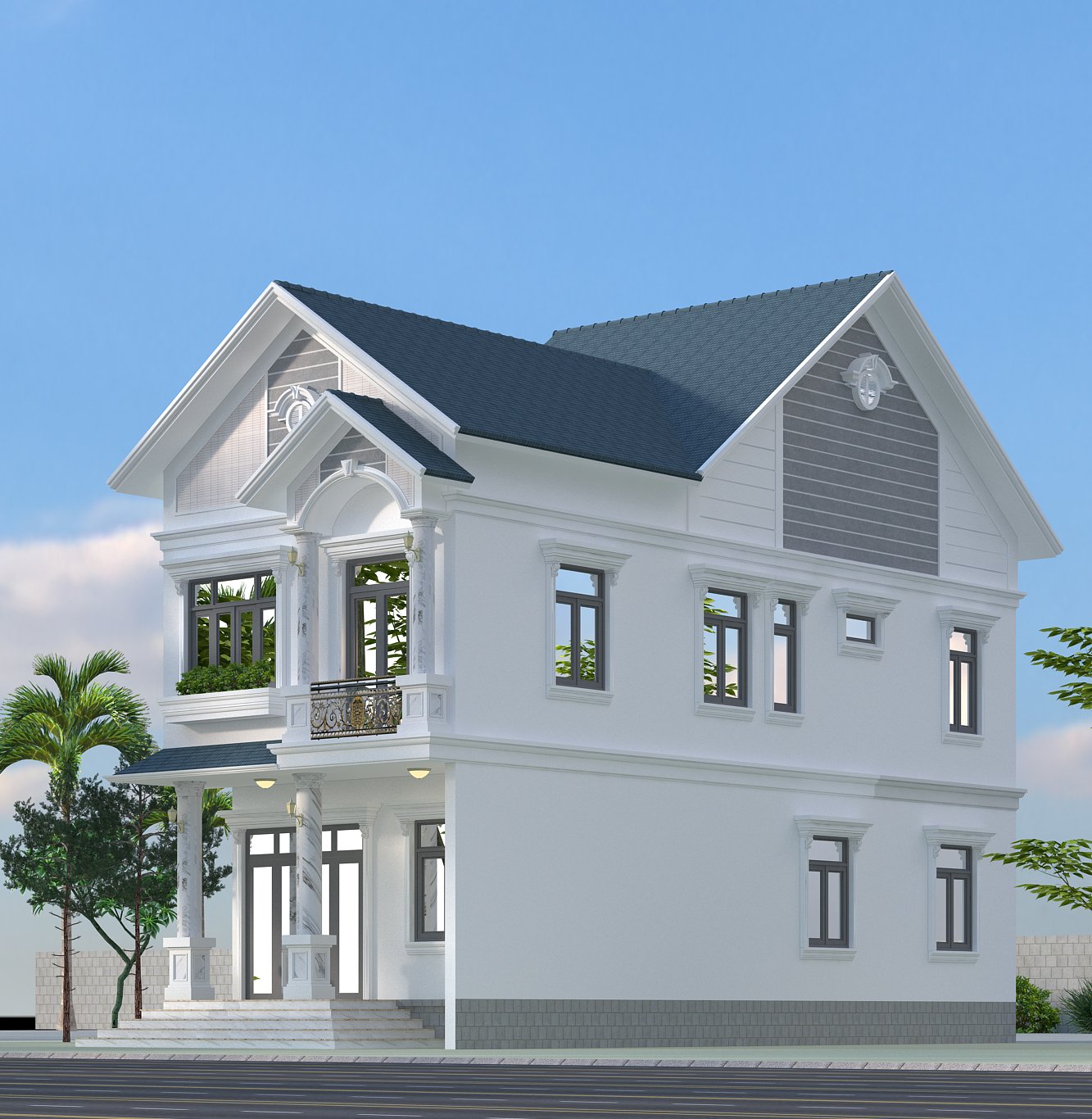 Một số công trình thi công xây nhà trọn gói của Thiên Hoàng Long