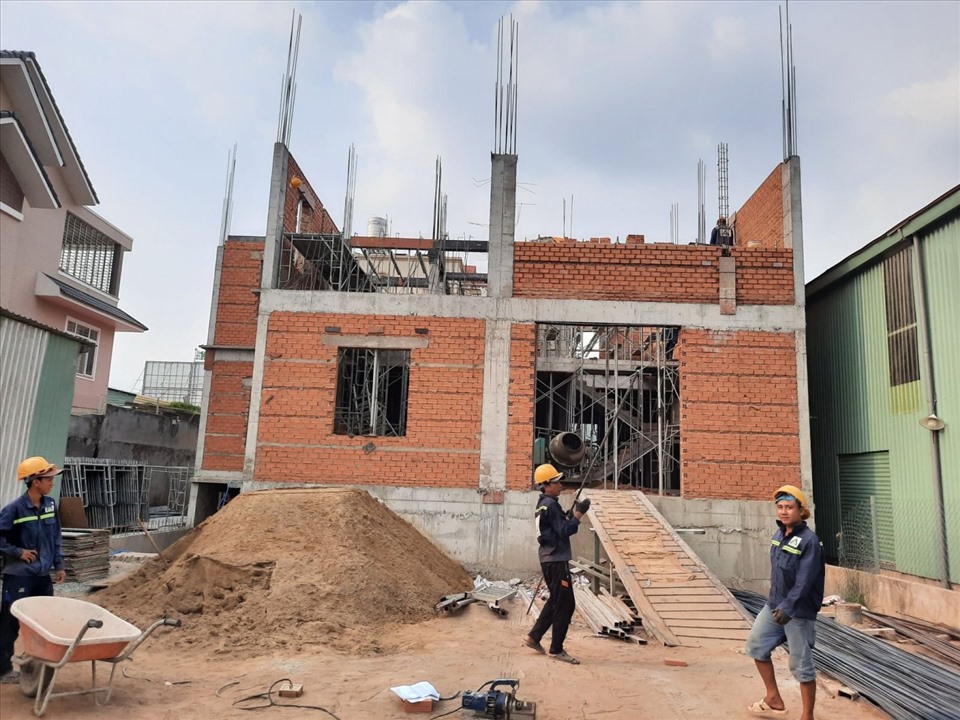 Quy trình thi công xây dựng nhà phố tại Buôn Hồ, Đắk Lắk của Thiên Hoàng Long